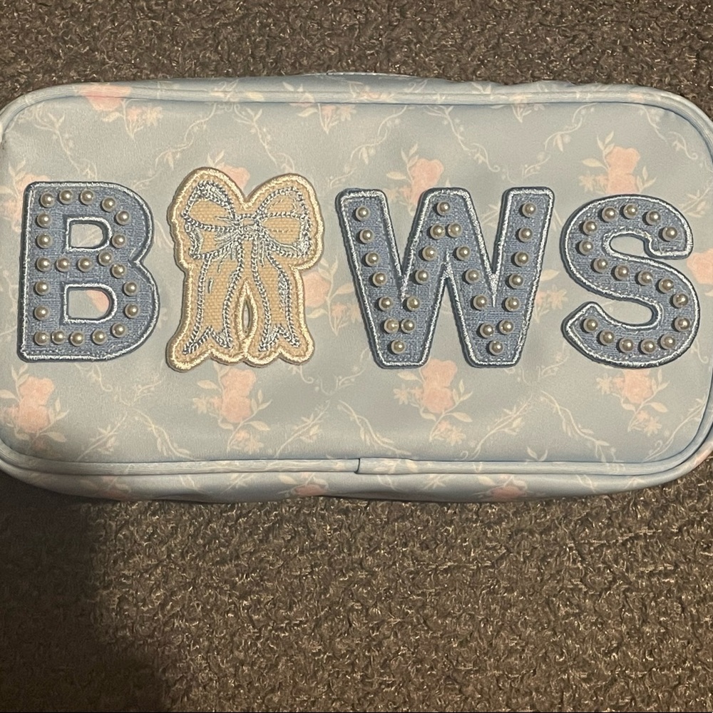 Stoney Clover Lane High Tea Earl Grey “Bows” Small Pouch